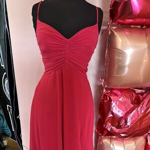 Hot Pink Spaghetti Strap Dress
